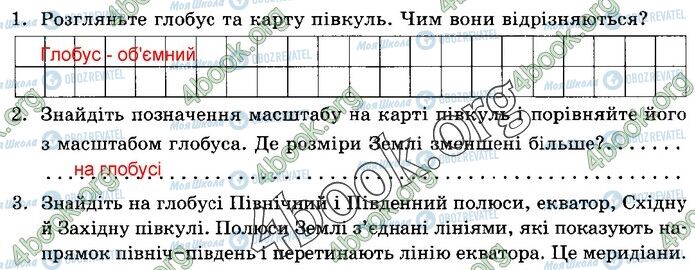 ГДЗ Природоведение 5 класс страница Пр.5 (1-3)